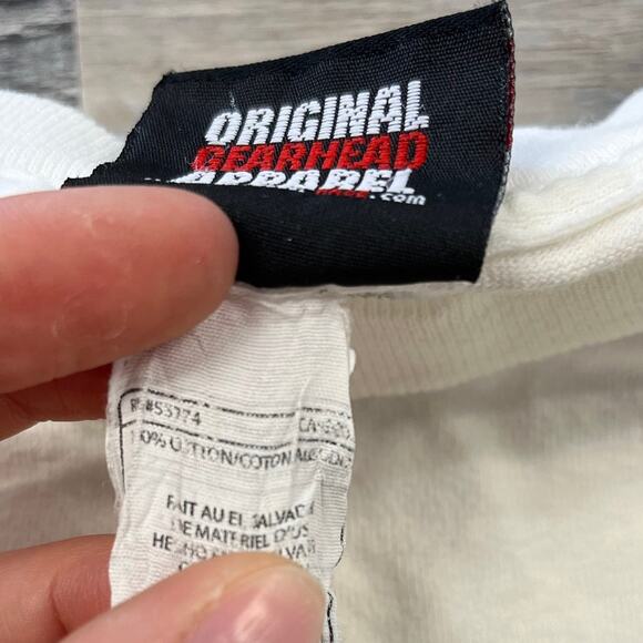 Vintage Y2k head Apparel Eat Sleep Race Mens XL Single Stitch T-Shirt Motorcycle - Picture 3 of 8